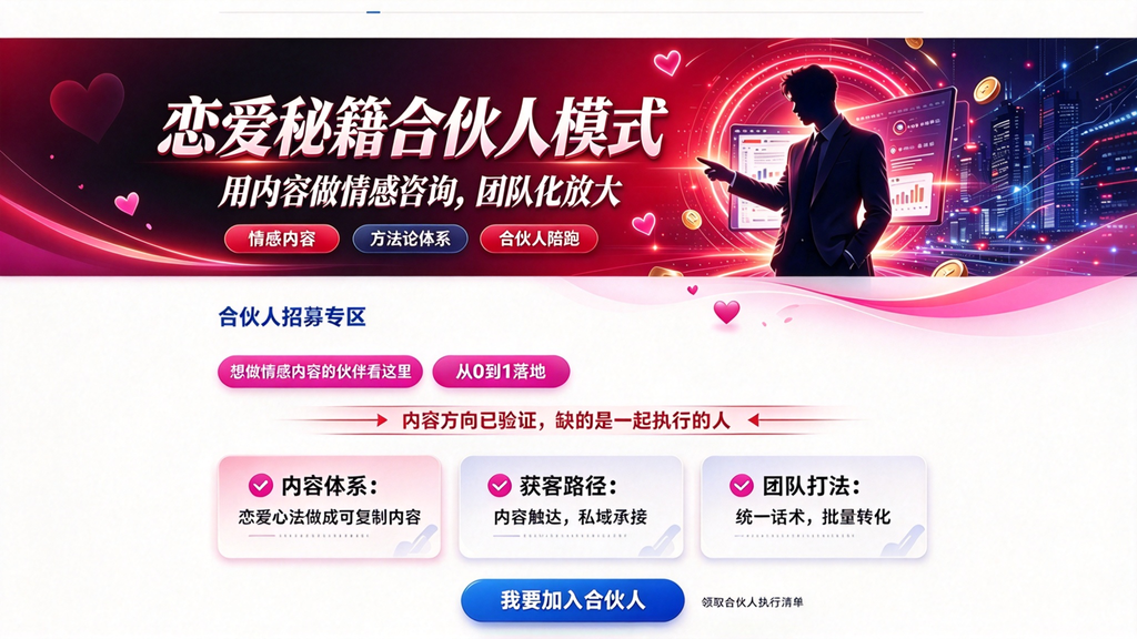 图片[1]-包得吃恋爱秘籍合伙人模式-海王宝典